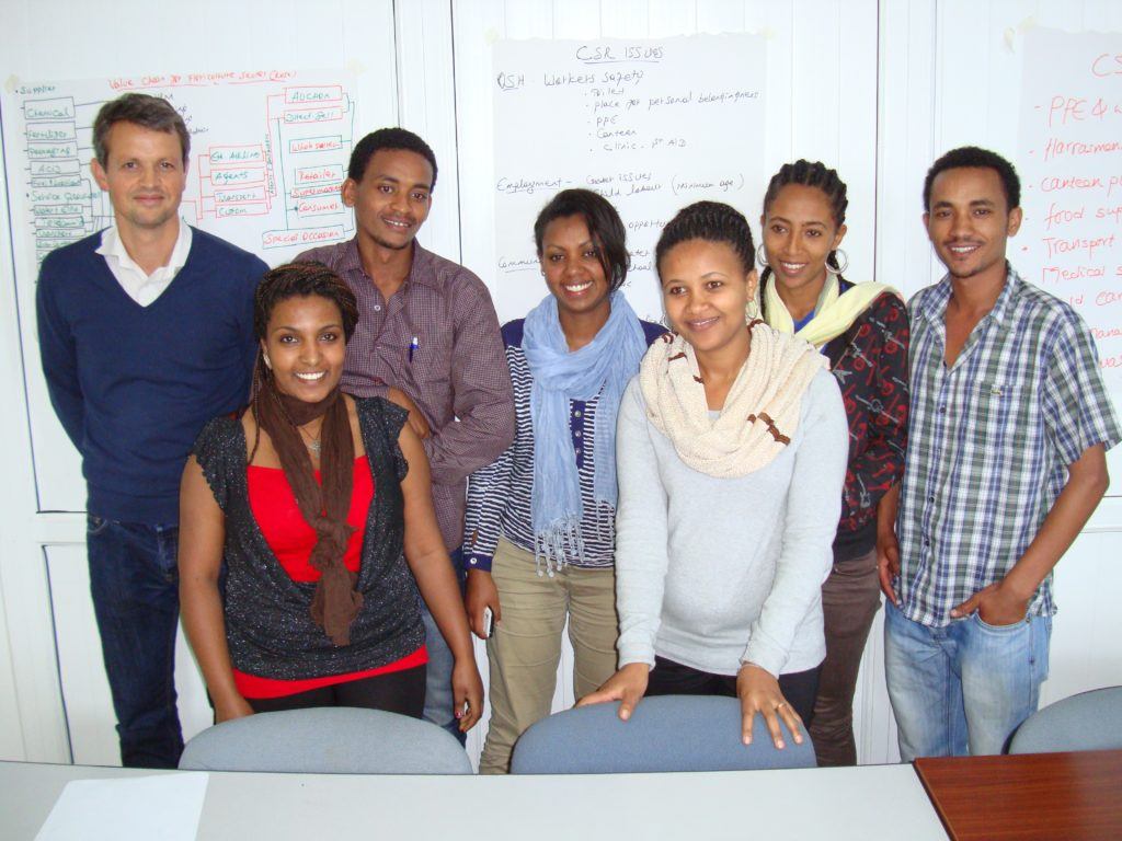 Workshop on social auditing in Addis Abeba. Photo: Bart Slob