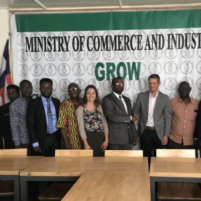 Meeting with the Liberian Deputy Minister for Commerce an Trade Services. Photo: Ministry of Commerce and Industry